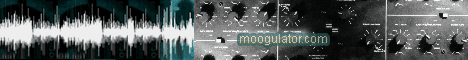 moogulator network - banner synthesizer + electronic music